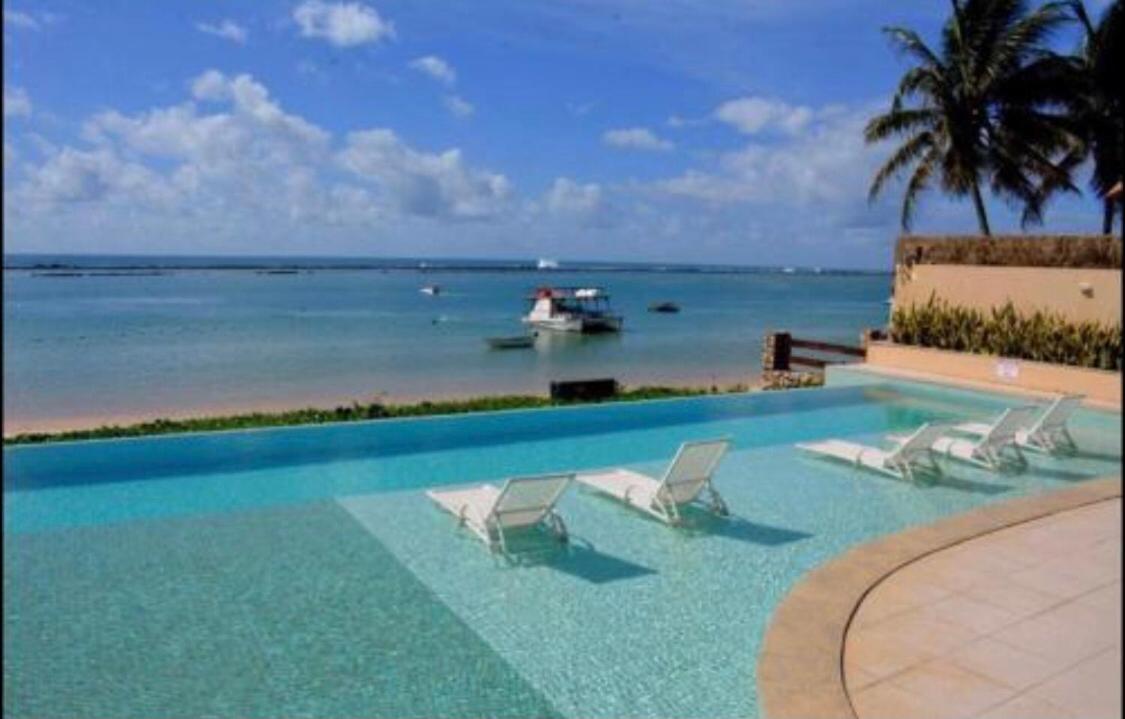 Barra Bali Ap 06 - Paraiso A Beira Mar Barra de São Miguel Exterior foto